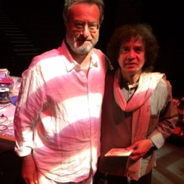 Dave Balen meets tabla master Zakir Hussain